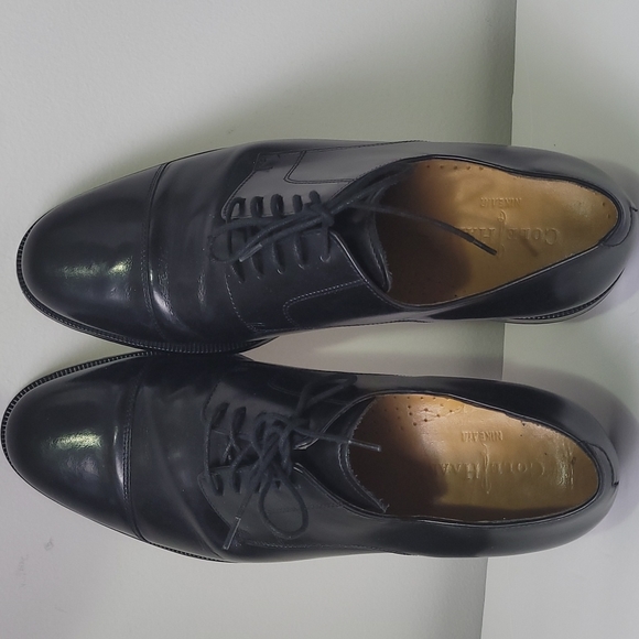 COLE HAAN NIKE AIR BLACK OXFORD DRESS LACE UP SHOES 13M - Picture 6 of 15